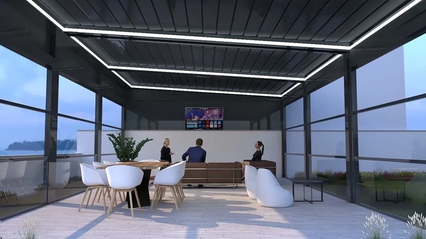 Rezidans Balkonu – Pergola Uygulaması – Sarıyer, İstanbul