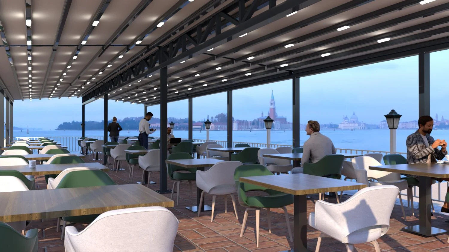 Otel Terası – Zip Perde Uygulaması – Büyükçekmece, İstanbul