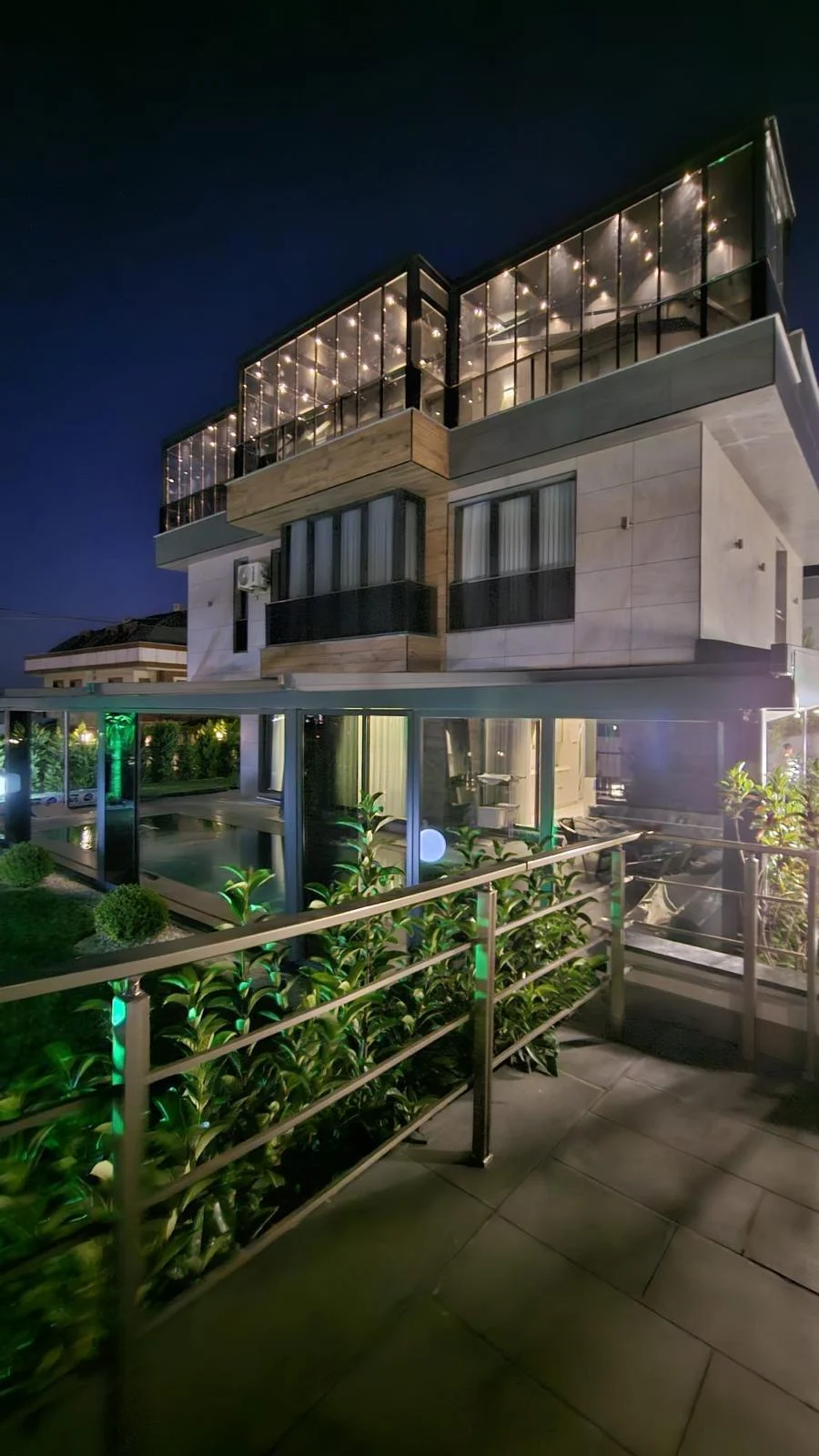 Villa Terası · Pergola ve Korkuluk Sistemi – İstanbul