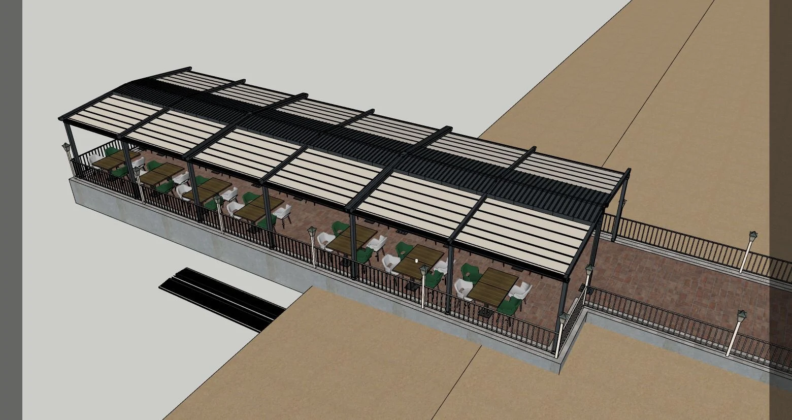 Bahçe Oturma Alanı – Pergola Uygulaması – Esenyurt, İstanbul